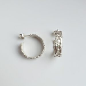 Creollen silber Ohrstecker