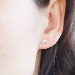 Zierliche Knoten-Ohrstecker aus 925 Silber – Minimalistisch, Zeitlos & Auch für Kinder Geeignet